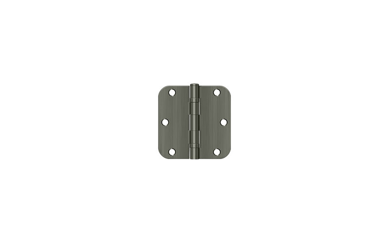 Steel Hinge, Antique Nickel