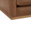  Bobbi 87' Genuine Leather Upholstered Sofa