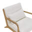 Fauteuil d'appoint de style moderne Mid-Century Yashira Cann avec coussin lombaire amovible, pieds en bois massif, siège blanc-1029735708