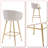 Upholstered 26.79'' Seat Height Counter Stool with Metal Frame, 2 Pieces/Set-506545430