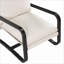 Fauteuil d'appoint rembourré en tissu Blair Oatmeal-1988556078