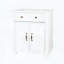 Meuble-lavabo Mid-Century avec base romaine, blanc-1243838190