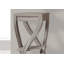 Table de bout carrée en bois taupe profond 32 po avec deux tablettes Gracie Mills