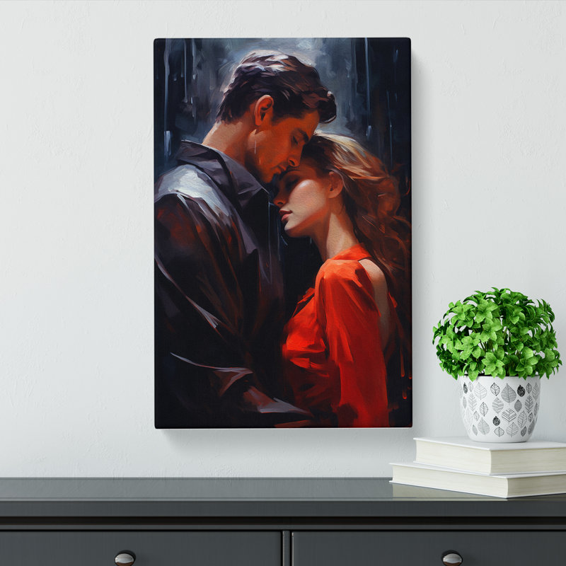 Lovers Tachisme - No Frame Print, 60cm H x 40cm W x 3cm D
