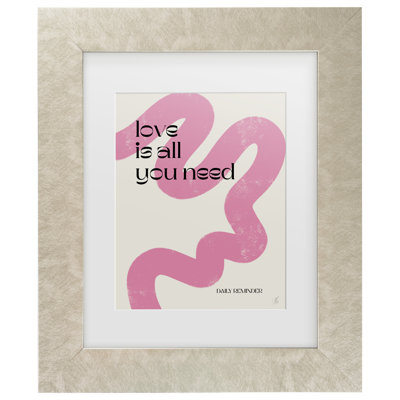 Anne-Marie Volfova Love Is All You Need Matted Framed Art