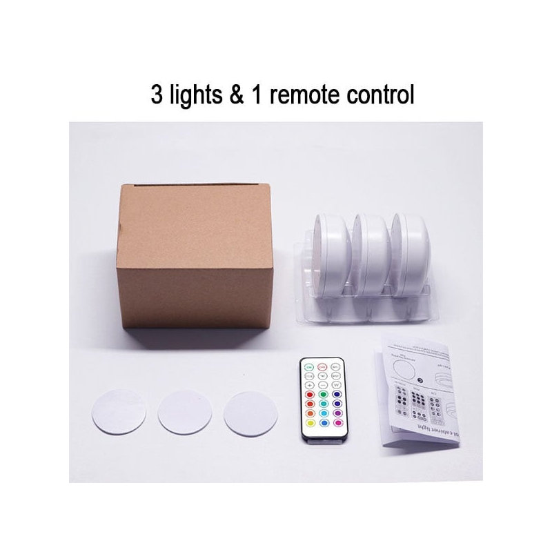 LED Lights Night Light,12 Colour Ice Light, Colour Remote Control Light, LED Cabinet Light