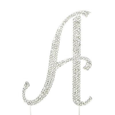 Surmatelas à gâteau "a" rhinestone