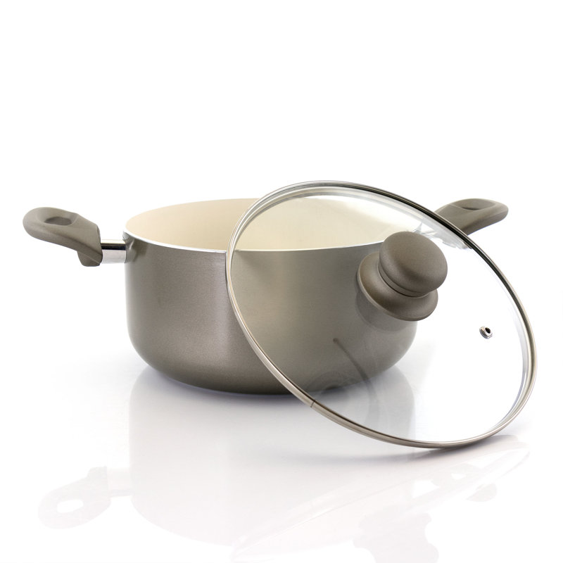 Gibson Newcrest 8 Pieces Aluminum Non Stick Cookware Set