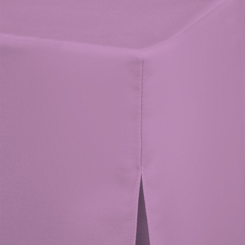 Lilac Round Fitted Polyester Table Cover for 30-inch Tables