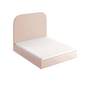 Plum Upholstered Ottoman Storage Bed