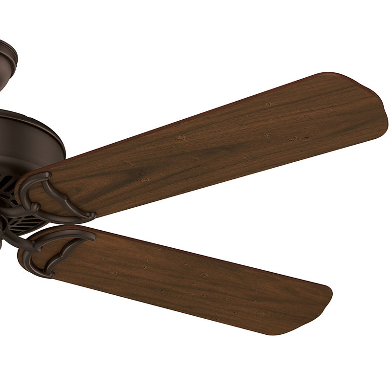 54" Panama Ceiling Fan And Handheld Remote, Brushed Cocoa