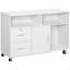 Armoire de rangement mobile, support d'imprimante, armoire de rangement de bureau