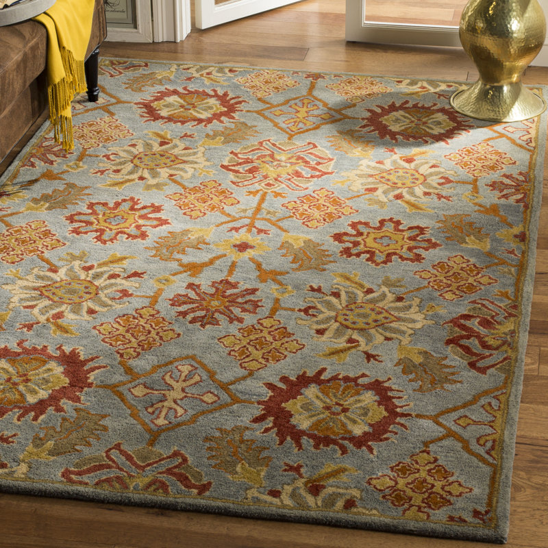 Wahcheechee Hand Tufted Wool Oriental Rug, Rectangle 5' x 8'