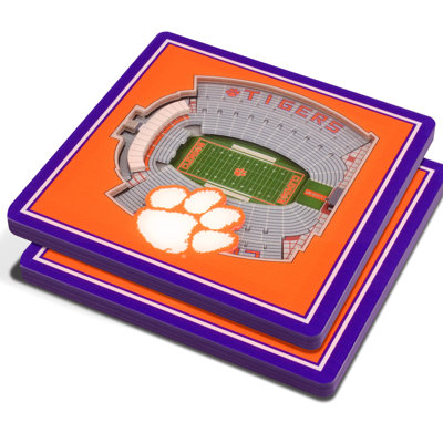 Acrylic Square 2 Piece Coaster Set