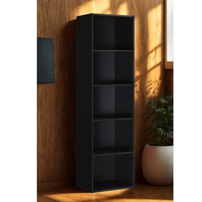Bibliothèque haute avec rangement ouvert pour la maison ou le bureau