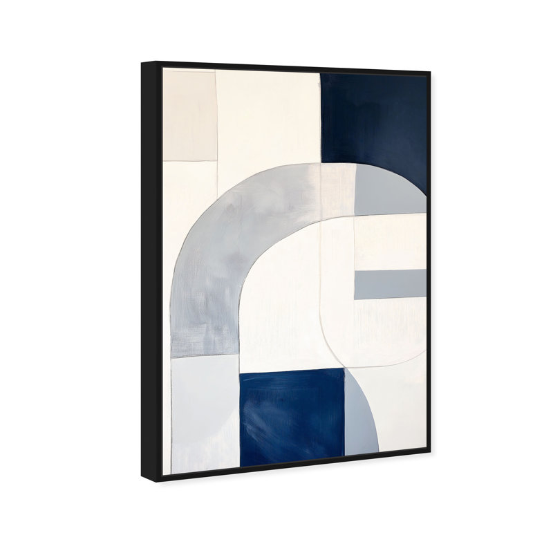 Sunset Serenity II Canvas Abstract Print by Oliver Gal, Black Frame, 10 x 15, 16"H x 11"W, Black Frame