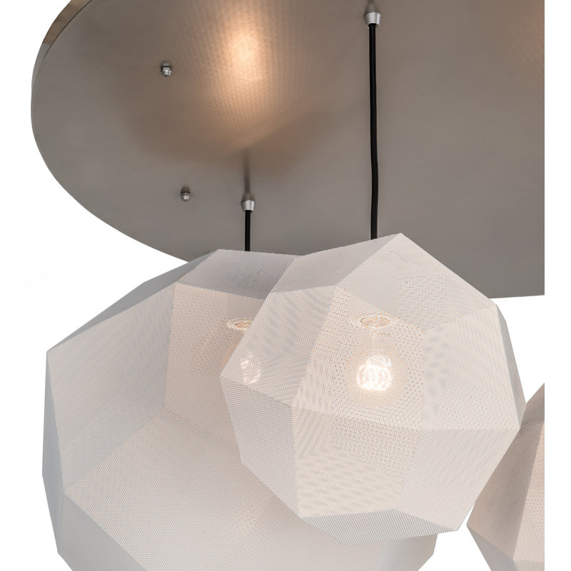 Luminaire suspendu sphère 4 lumières Nidos