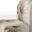 Fauteuil de chambre blanc Gerbera Flowers III - rembourré à motif floral