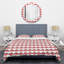 Ensemble de housse de couette à motif géométrique rétro en V géométrique rétro-40702728