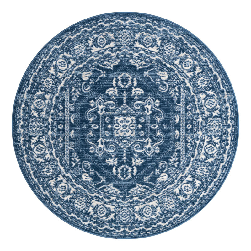 Mayvale Oriental Indoor Rug, Round 5'