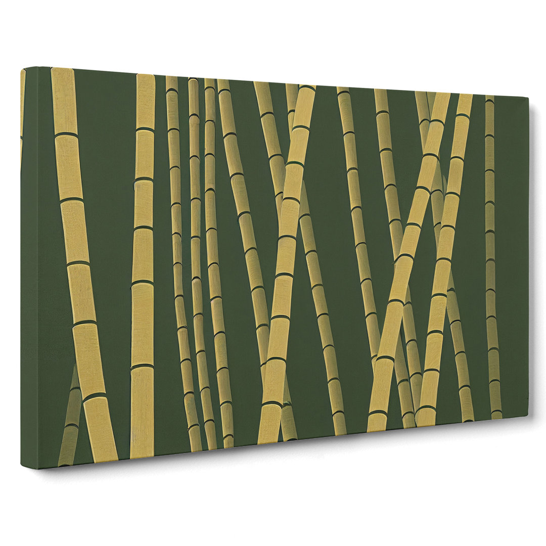 Pristine Bamboo Forest - Wrapped Canvas