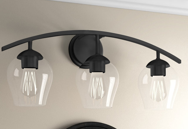 Matte Black Vanity Lights