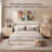6-Drawer Dresser – Gold Handles, Natural Wood, Entryway or Closet-146651096