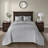 Reversible Quilt Set Grey Twin/Twin XL