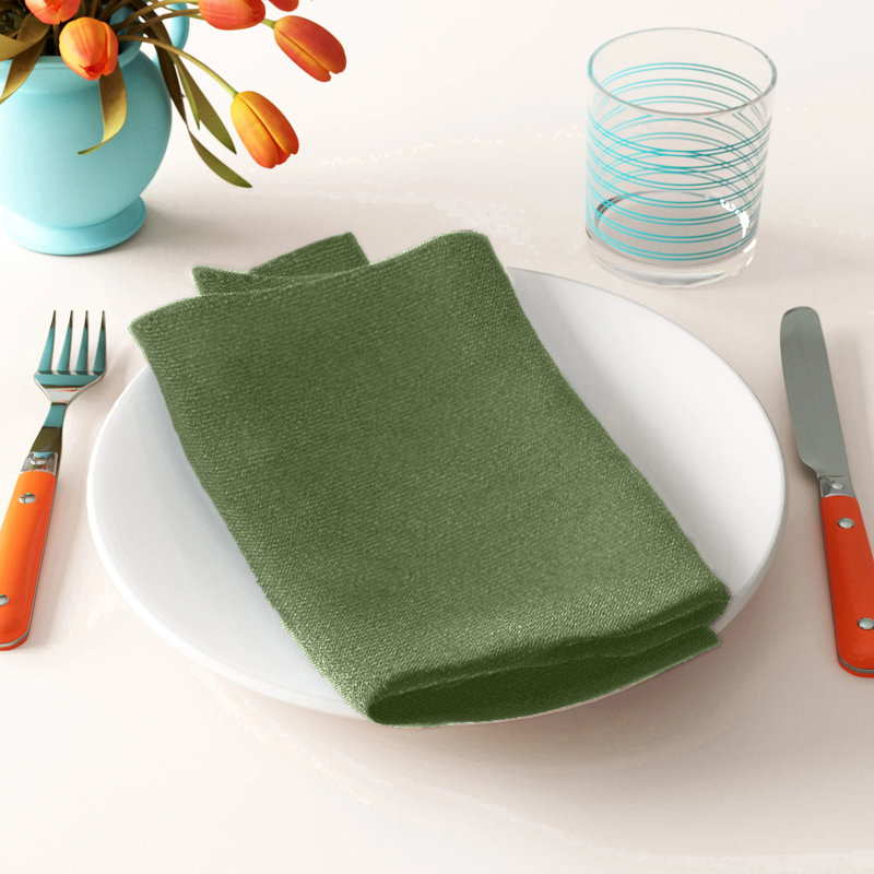 Fisher Napkin, Set of 8, Dark Sage