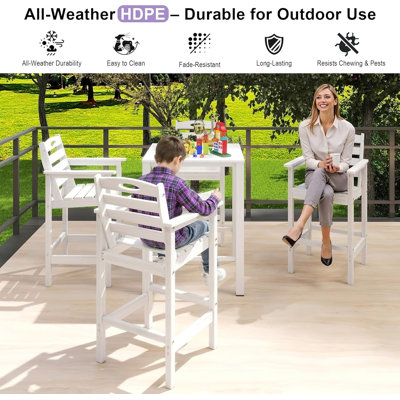 Patio Dining Set Table,