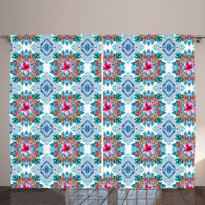 Semi Sheer Curtain Pair