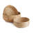 Ensemble de 3 paniers en rotin Low Cane