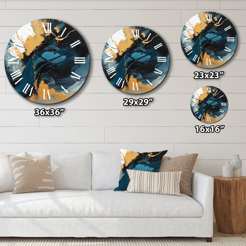 Metal Wall Clock, Small
