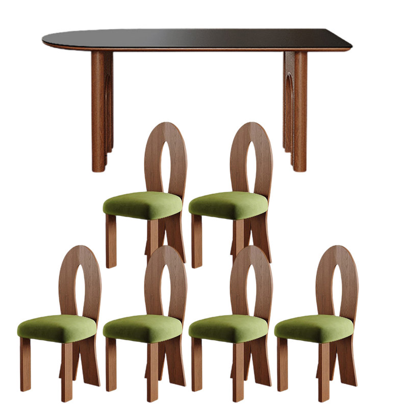 Ensembles de table de salle à manger de style français, H 29,5 po x L 70,9 po x l 31,5 po
