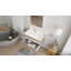 Trough 30'' Single Sink Bathroom Vanity with Cultured Marble Top-441678484