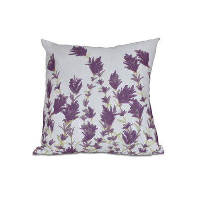 Botanical Blooms Floral Outdoor Reversible Throw Pillow