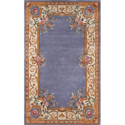 Akuji Wool Floral Indoor Rug