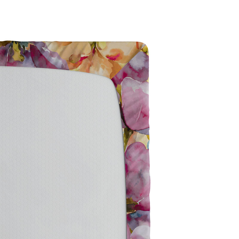 Drap-housse Ambesonne Iris, Drap-housse de taille simple