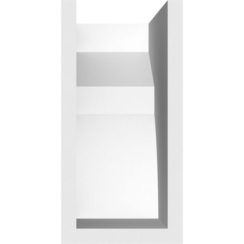 Queue de chevron standard en PVC de qualité architecturale Monterey, H 8 po x L 4 po x P 12 po