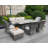 Alseepa 9 - Person Patio Conversation Set with Cushions