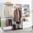 Devi White Wood Closet System-1571069429