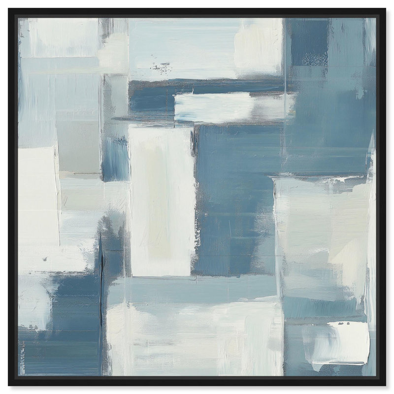 Toile «Driftwood Hues III» par Art Remedy, H 13 po x l 13 po, Noir, Cadre flottant