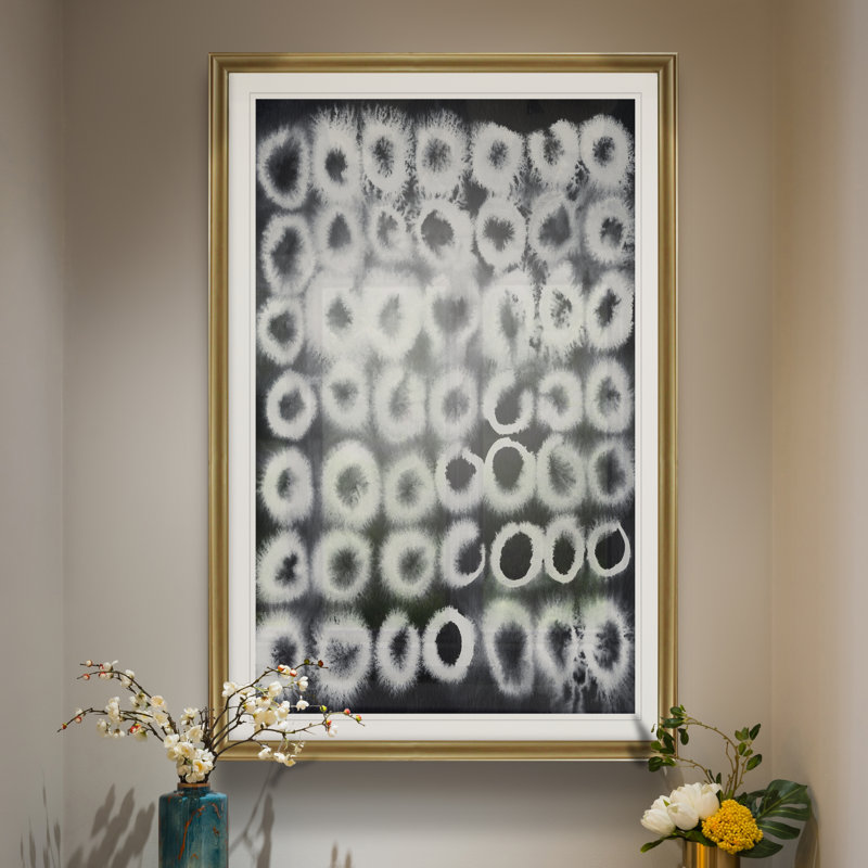 Electrified III - Print on Canvas, 18.5" H x 24.5" W x 1.5" D, Gold Framed