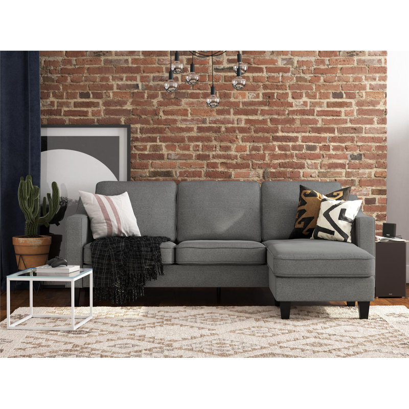 Burrough 3 Seater Velvet Sofa, Grey Velvet