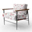 Chaise rembourrée Patchwork