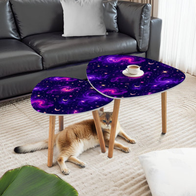 Ensemble de 2 tables gigognes Triangle Nesting