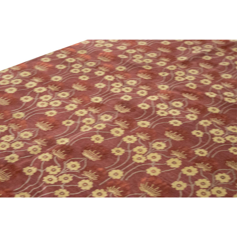 Handmade Silk and Wool Area Rug