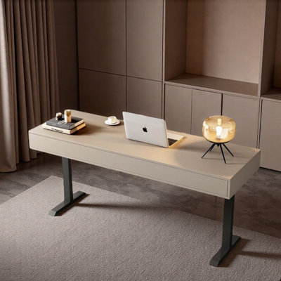 Italian-Inspired  Minimalist Desk with Drawers