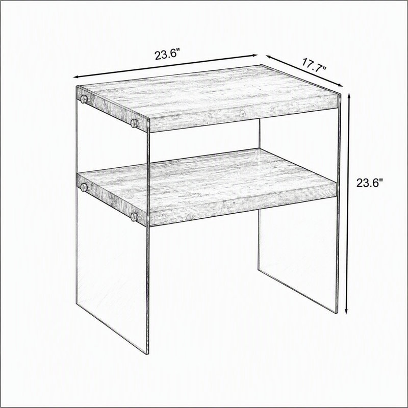 Table d'appoint en MDF