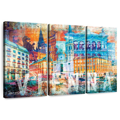 Nicci Iconic Vienna Landmarks Grunge